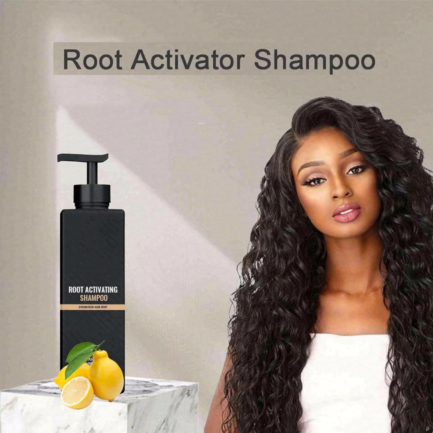 Haiyox Root Activator Shampoo,Mane Shampoo For Men,Mane Root Activator Sh-ampoo For Men,Root Activator Sh-ampoo,Repairs Smooths Strengthens Hair,Natural Essence Hair Growing Sha-mpoo(1pc)