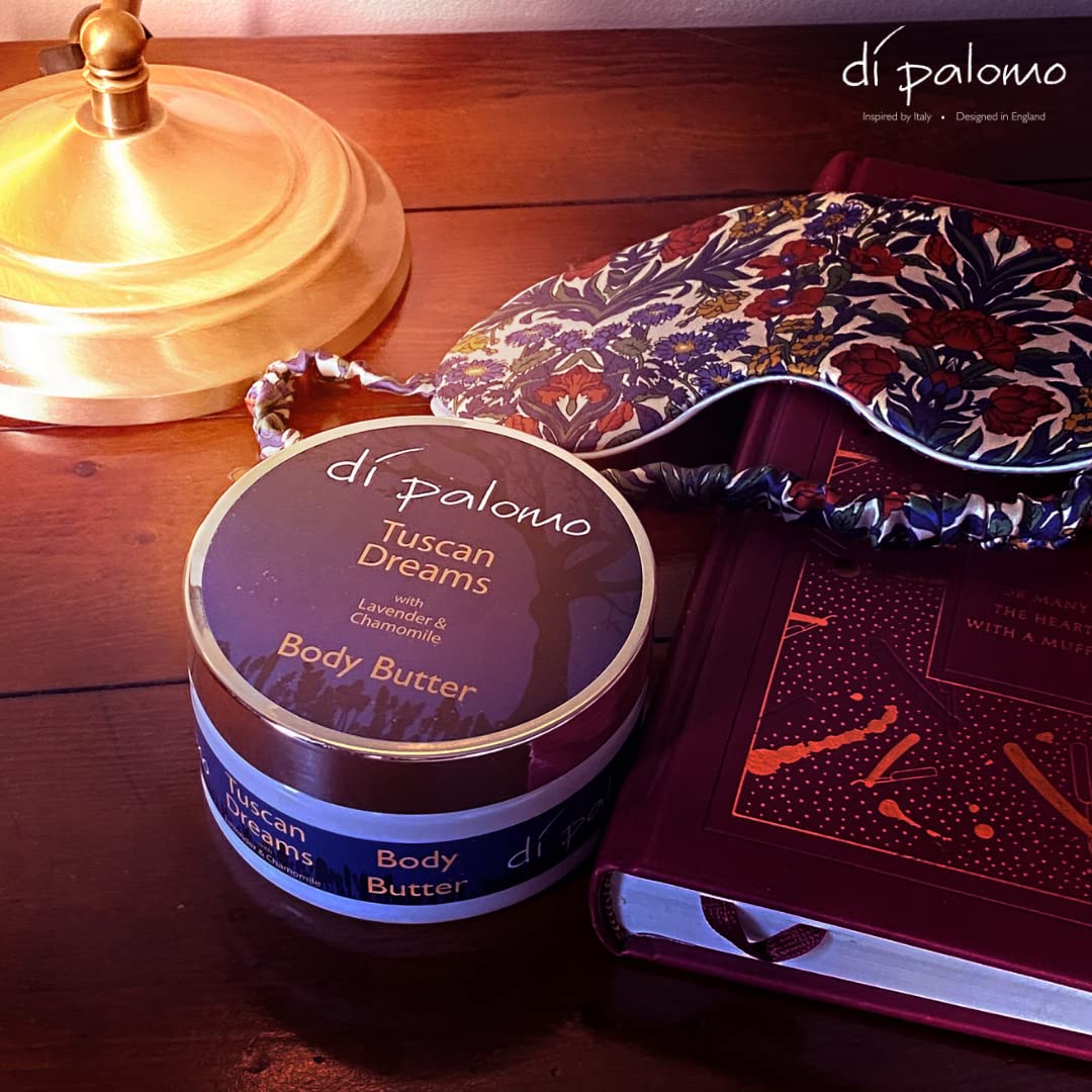 Di Palomo Tuscan Dreams Body Butter 200ml. Body Moisturiser & Body Lotion. Shea Butter Body Butter with Skin Care. Body Butter for Women & Body Moisturiser for Women.