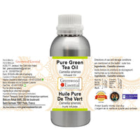 Greenwood Essential Pure Green Tea Oil (Camellia sinensis) for Skin & Hair 300ml (10 oz)