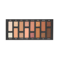 W7 Nudification Pressed Pigment Palette - 16 High Impact Nude Colors - Flawless Long-Lasting Glam Makeup