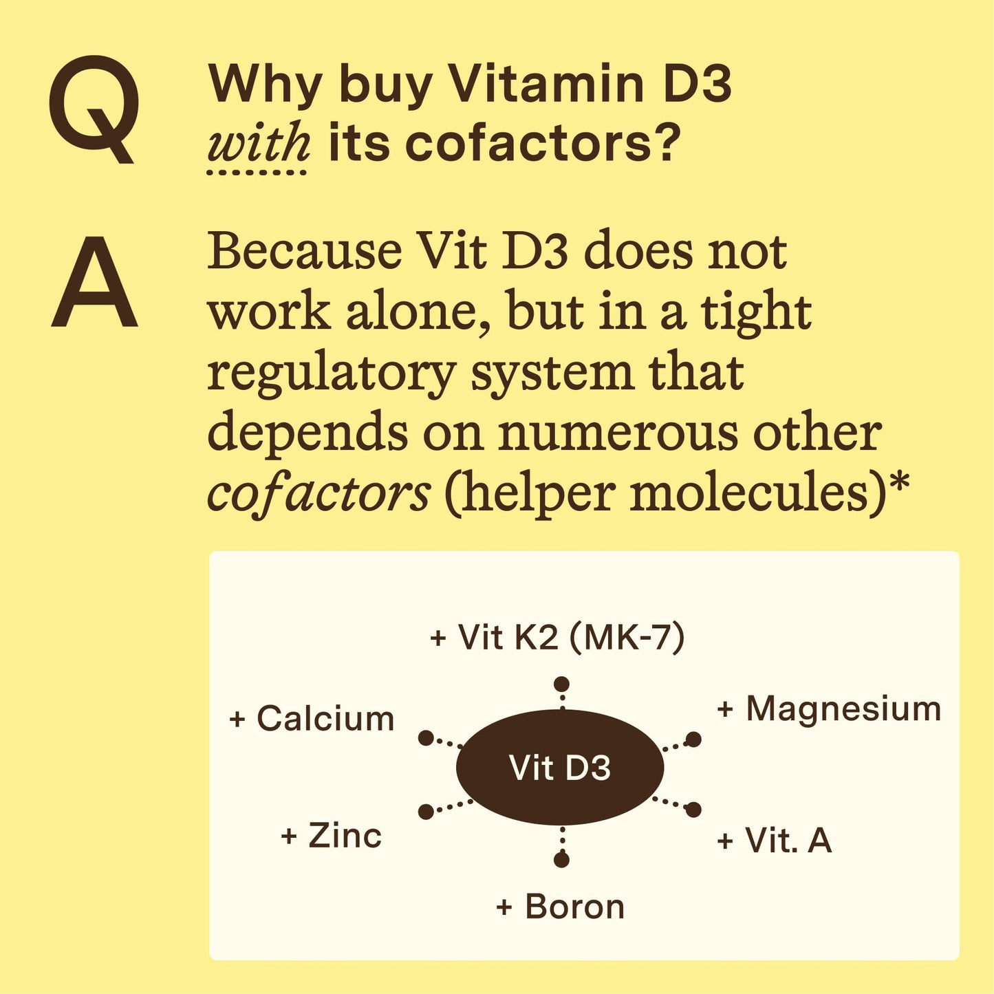 Cleanforms Vitamin D3 + Main Cofactors