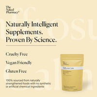 The Naked Pharmacy | Saffrosun Calm | Emotional Balance | Fatigue & Menopause | with Vitamin B12 | High Strength | Natural No Additives | Vegan | 60 Capsules