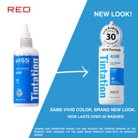 KISS Kiss Tintation Semi Permanent Hair Colour With Argan oil, Aloe Vera - Azure T221