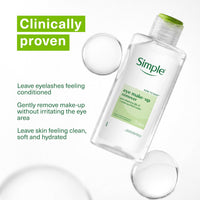 Vaseline Simple Kind to Skin Eye Makeup Remover pro-vitamins B5 + E and triple-purified water for sensitive skin 125 ml