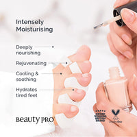 BeautyPro BEAUTYPRO FOOT THERAPY Intensely Moisturising Foot Mask Collagen Salicylic Acid & Argan Oil Natural Nourishing Foot Socks Removeable Toe Tips Vegan Treatment For Dry Feet Multi Award Winning Brand
