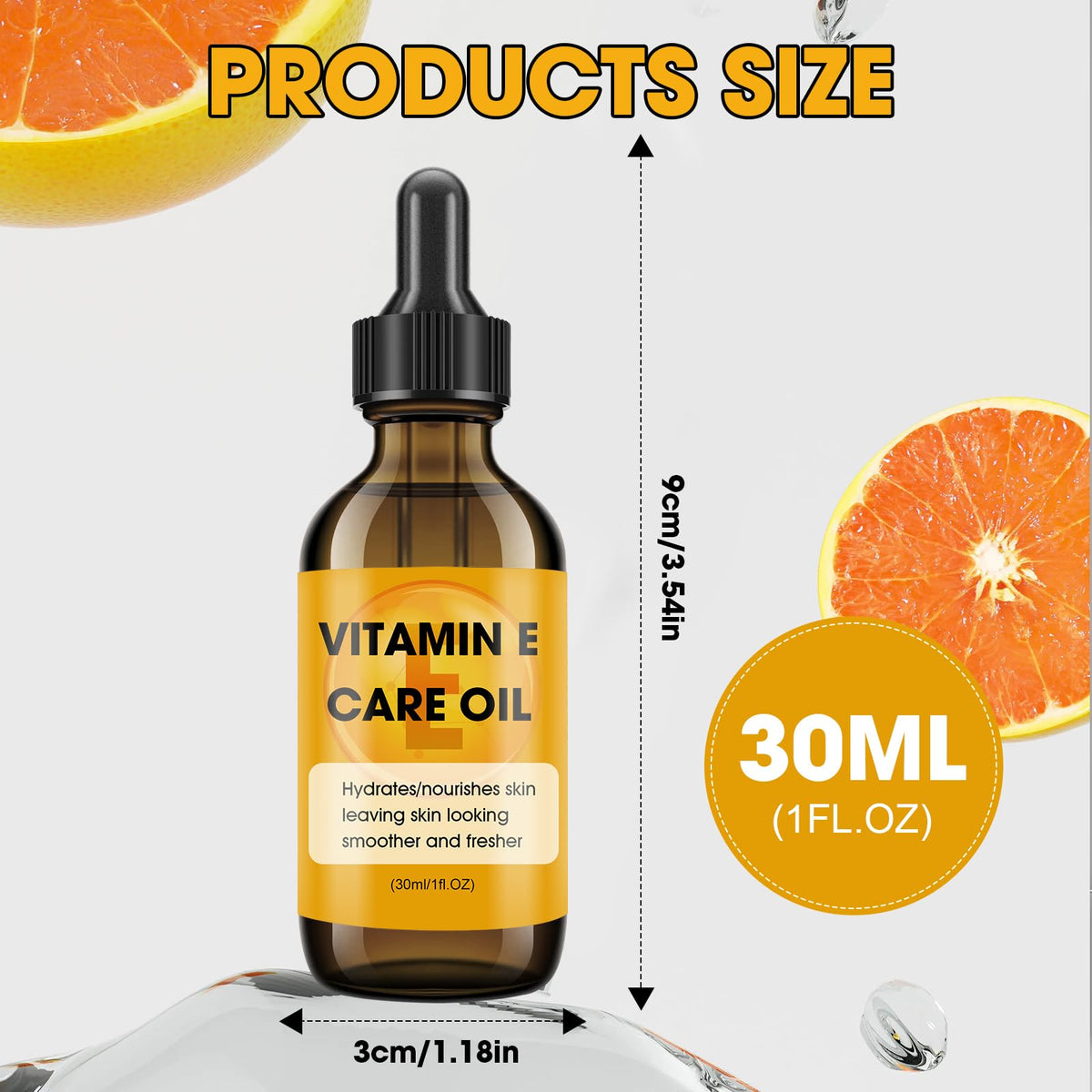 Furpaw Pure Vitamin E Oil for Face & Skin, 100% Naturally Sourced, Plant-Based, Organic
