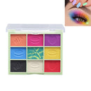 LYNTYAOU Eyeshadow Palettes, 9 Colour Matte Shimmering Eye Shadow Palette, Colorful Rainbow Eyeshadow Make-Up Palette for Women Highly Pigmented Long Lasting Eye Shadow, Gift for Women