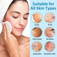Generic Glycolic Acid Pads 40P, Acid Brush Cotton Pads, Glycolic Acid 20% Resurfacing Pads, With Vitamins B3, B5, C, E & Collagen, Exfoliates Surface Skin, For Smooth & Radiant Skin