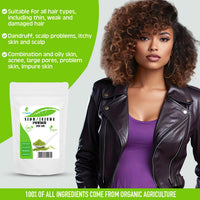 ETC Cosmetic`s SIDR (JUJUBE) POWDER 100/200/300 gr - A natural cleanser plant powder | Suitable for all hair types, including thin, weak and damaged hair | 100% Natural (300 Gr)
