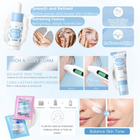 29PCS Milk Skincare Set,Nourishing & Moisturizing Skin Care Sets & Kits Cleanser,Serum,Eye Cream,Face Cream,Face Mask,Body Scrub,Skincare Set for Teenage Girls Women,Deep Hydrating Skin Care Set