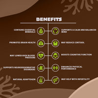 Ashwagandha, Lion's Mane, Bacopa Monnieri Capsules - Supports a Calm and Balanced Mind, Cognitive Function, and Mental Clarity - 180 Capsules - 3 Month Supply - Vegan, Non-GMO, 100% Natural