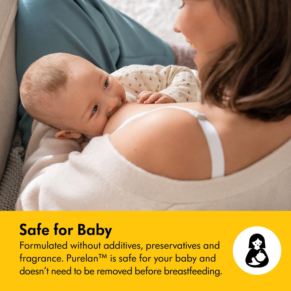 Medela Purelan Lanolin Nipple Cream, Fast Relief for Sore Nipples and Dry Skin, Made with Natural Ingredients, Hypoallergenic and Dermatologically Tested, Formulated Without Fragrance, 37 g