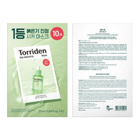 Torriden BALANCEFUL Cica Facial Sheet Masks (10 Sheets) - Gotu Kola Infused Facial Mask for Soothing Calming Balancing and Nourishing with Centella Asiatica Hyaluronic Acid and Panthenol