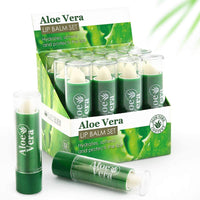 Beauty4Britain 36 x Lip Balm Aloe Vera Full Size 3 Boxes x 12 pcs Wholesale Unisex UK Seller