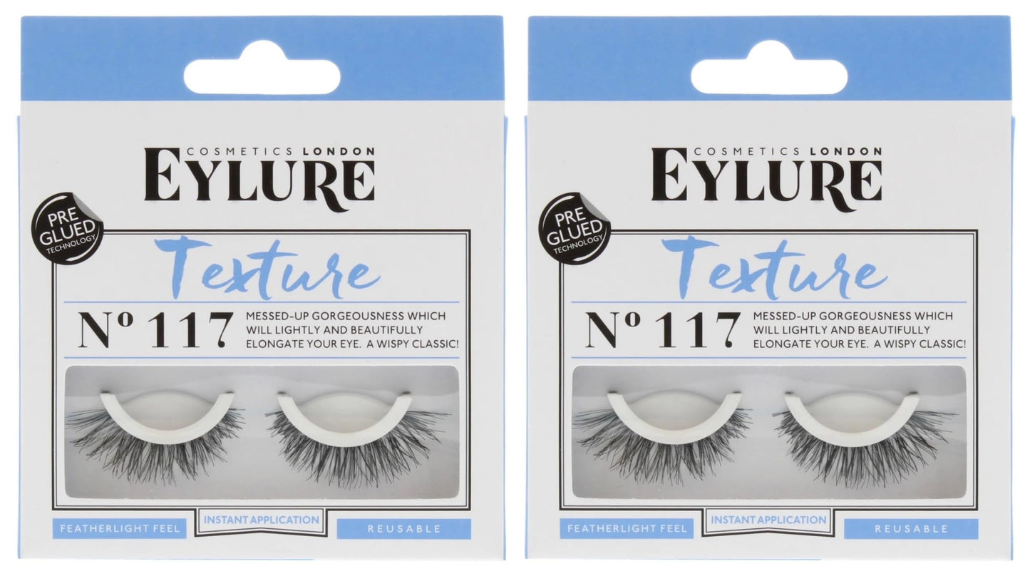 2 pack bundle - Eylure 117 pre glued lashes