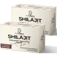 AureaSalus Shilajit Tablets 30,000mg, 60 Counts Himalayan Shilajit Tablets (1000mg Per Serving), Rich in 85+ Minerals & Fulvic Acid, More Convenient Than Shilajit Resin (60 Count (Pack of 2))