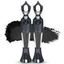 Shefave Kohl Powder Eyeliner, Kohl Eyeliner Black - Handmade Smudge Proof Eyeline-r, Natural Blac-k Eye-liner Cream Powder, Waterproof Ey-eliner For Eye Make-Up - Intense Color & Definition (Black, 2 Pack)