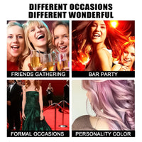 HERBENJOY Temporary Purple Hair Dye Gloss Treatment for Bright or Pastel Hair, Vibrant Colour (One Size)