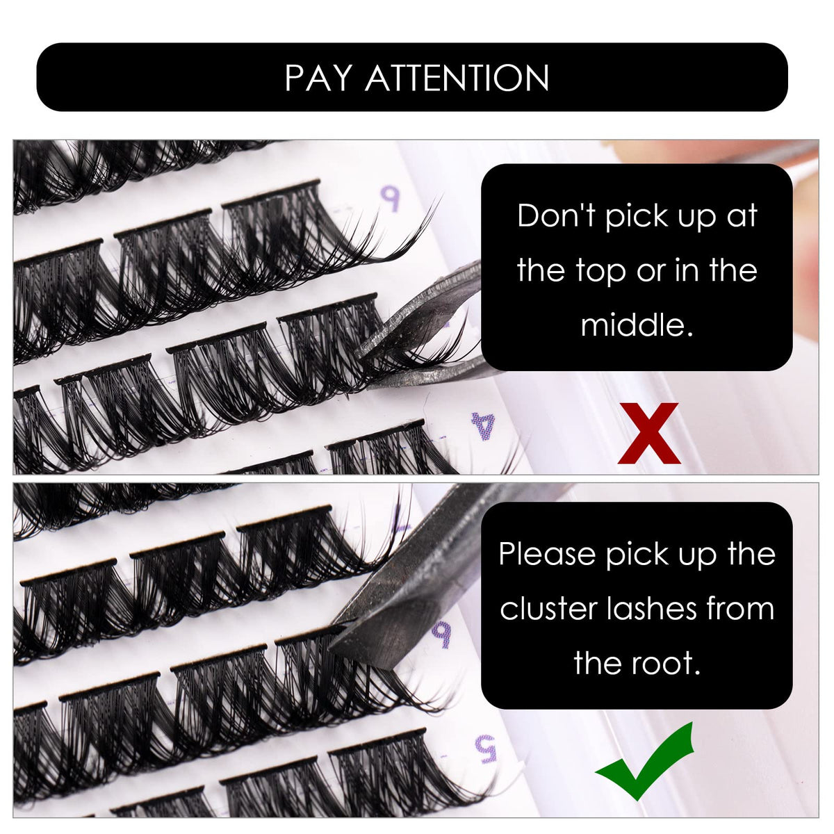 Magnetic SL Individual Lashes 144 Cluster Lashes 3D False Eyelashes Natural Look D Curl Reusable Fluffy Individual Cluster Lashes Soft Eyelashes DIY Cluster Eyelash Extensions Mix 10-16MM-DM01