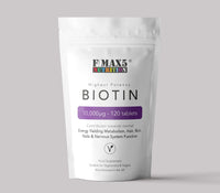 Biotin Hair Growth Supplement, 30-365 Tablets (1 Month to Full Year Supply) Biotin 10,000mcg by FMax5 Supplements (120)