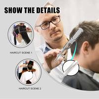 MFCGHXR HAIRDRESSING THINNING RAZOR HAIR CUTTING STYLING TOOL HAIR SHAPER THINNING LAYER HAIR CUTTING RAZOR COMB Hair Razor Comb Hair Cutter Comb