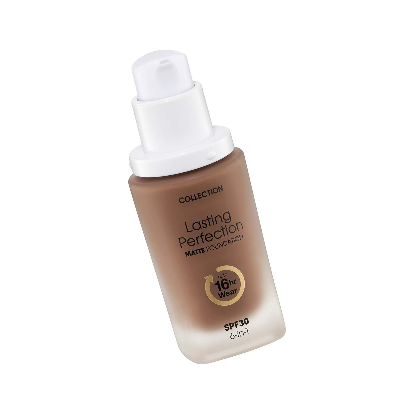Collection Cosmetics Lasting Perfection Matte Foundation, Full Coverage, 27ml, Nutmeg