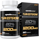 Mechicoco Turkesterone Supplement 1200mg Ajuga Turkestanica Extract - High Strength, Standardized to 20% Turkesterone, Muscle Growth & Strength - Vegan, Free from Soy, Additives