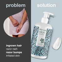 Australian Bodycare After Wax Lotion Professional (500 ml) | For use after waxing, bikini waxing or brazilian wax | Minimizes the appearance of ingrown hairs, red bumps and irritated skin after waxing