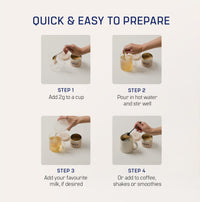 DIRTEA Lions Mane Mushroom Powder | 100% Organic | Vegan | Non GMO | Cognitive Function Support and Memory Booster Nootropic - Premium Lion's Mane Extract | Pouch 60g - 30 Day Serving