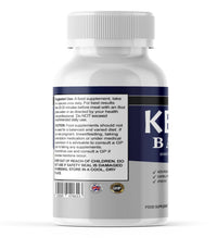 Keto Base Weight Management Capsules – All-Natural Vegan Supplement with Cinnamon Bark, Biotin, Guggul Extract, Weight Management Support, 60 Capsules, Slim Warriors