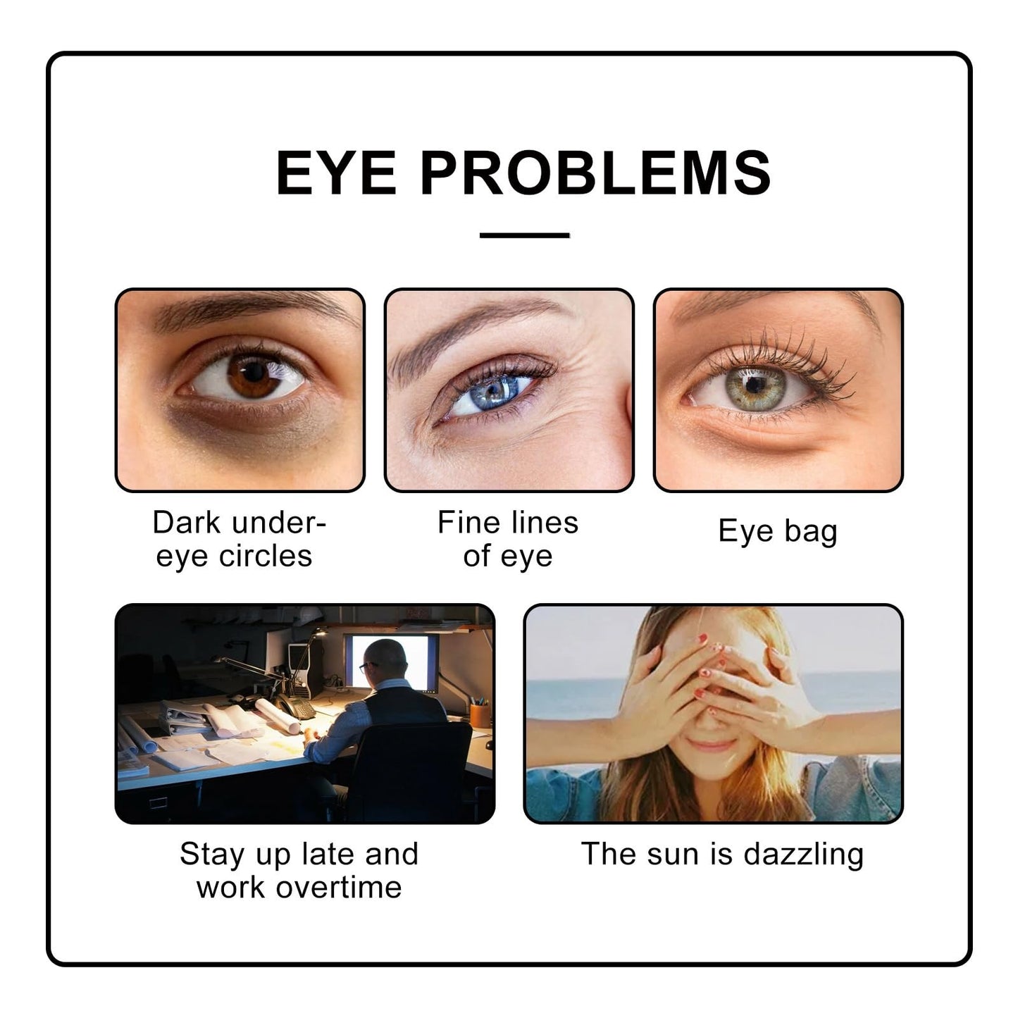 BigyQiu Rollerball Castor Oil,Under Eye Rollerball,Eye Cream for Dark Circles,Castor Oil and Frankincense Eye Roller Ball Oil,Anti Wrinkle Eye Cream,Firming Eye Cream,Eye Cream for Dark Circles