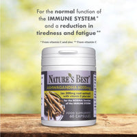 Ashwagandha 6000mg with 5% withanolides, Key ‘Actives’ | for Normal Psychological Function/Normal Function of The Nervous System |60 Vegan Capsules 1-a-Day, 2 Month’s Supply | UK Made