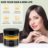Ingbear Hair Mask for Dry Damaged Hair, Keratin Hair Repair Treatment, Deep Conditioning Hydrating Hair Treatment for Coloured Hair, Coconut Oil Hair mask for Women with Curly Hair