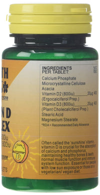 Health Plus Vitamin D Complex 1600iu (40µg) : Vitamin D Supplement : 90 Tablets