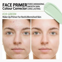 Maggikey Anti-redness Face Primer, Green Colour Corrector, Make Up Primer For Red & Blemished Skin, Pore Minimizer, Balance Skin Tone, Moisturising Foundation Base, Grips Makeup To Last, Hydrating Isolation