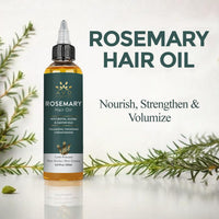 AVD ORGANICS AVD Organics Rosemary Oil for Hair – Infused with Biotin, Jojoba & Castor Oil – Strengthening, Nourishing & Volumising Hair Oil – Non-GMO – 120ml