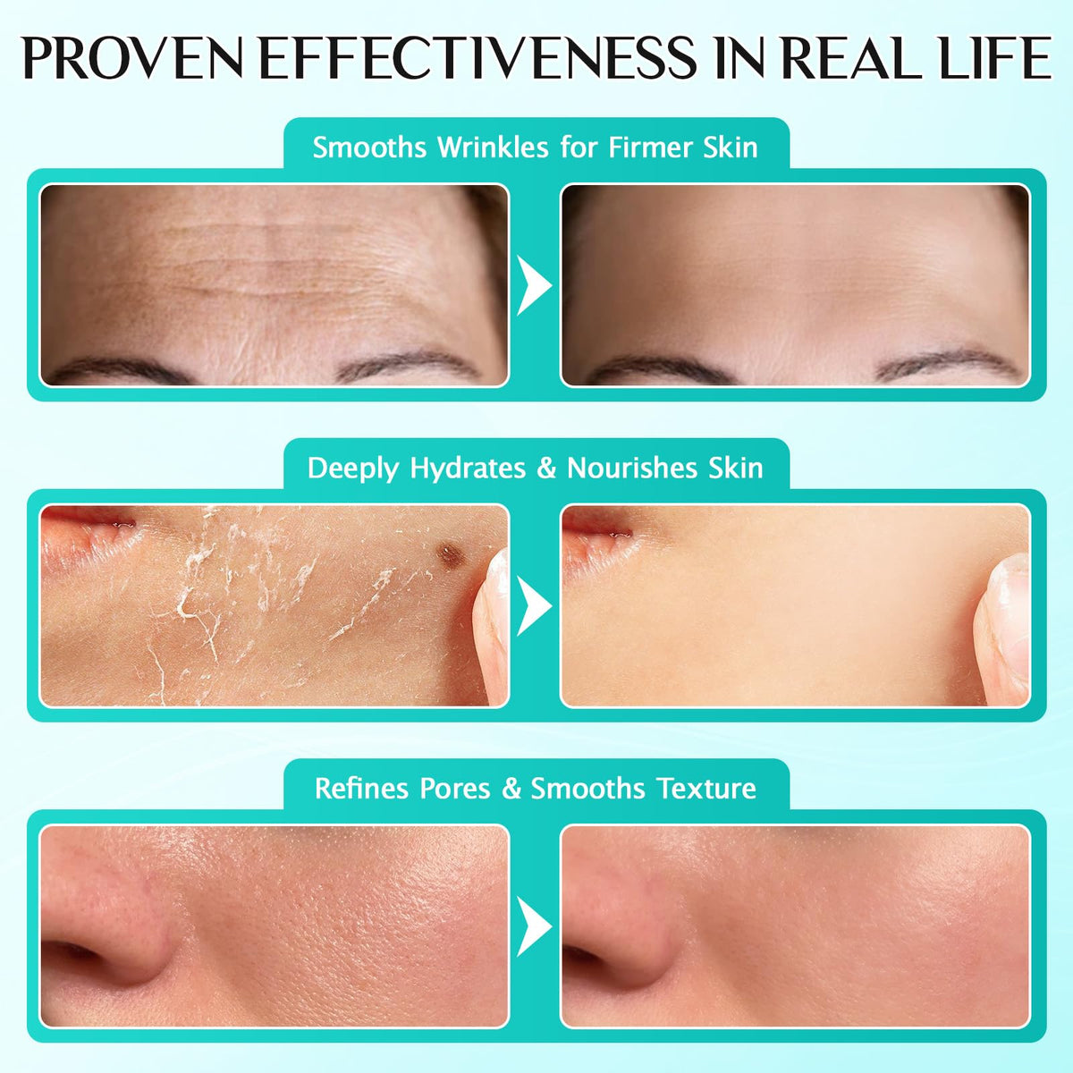 Feeliville Ultra Hydrating Serum 3% 4D Hyaluronic Acid Smoother, 30PCS Hyaluronic Acid Serum Tubes Anti-Aging for Dry&Sensitive Skin, Reduce smooth fine lines & wrinkles for all skin types
