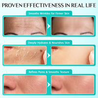 Feeliville Ultra Hydrating Serum 3% 4D Hyaluronic Acid Smoother, 30PCS Hyaluronic Acid Serum Tubes Anti-Aging for Dry&Sensitive Skin, Reduce smooth fine lines & wrinkles for all skin types