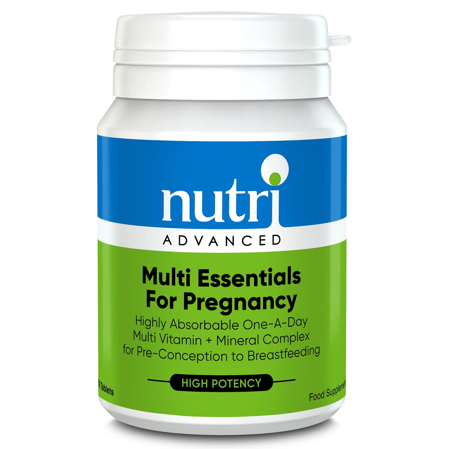 Nutri Advanced - Multi Essentials for Pregnancy Multivitamin with Folic Acid - Vegetarian and Vegan - 30 Tablets