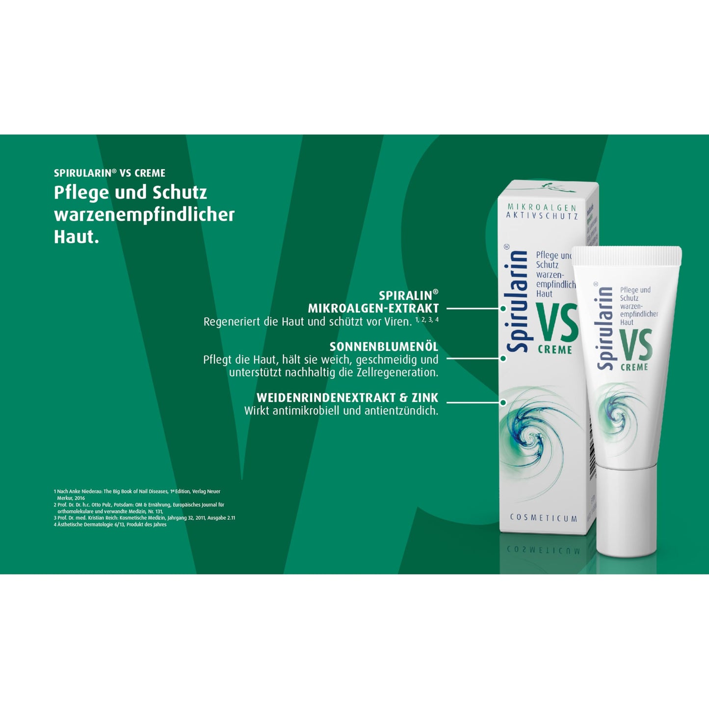 Spirularin VS Cream 10ml | Microalgae Extract | Painless Verruca & Wart Removal