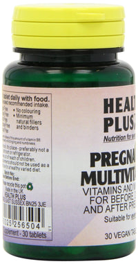Health Plus Pregnancy Essentials One-a-day Multivitamin Women's Health Pregnancy Supplement - Pack of 30 Tablets