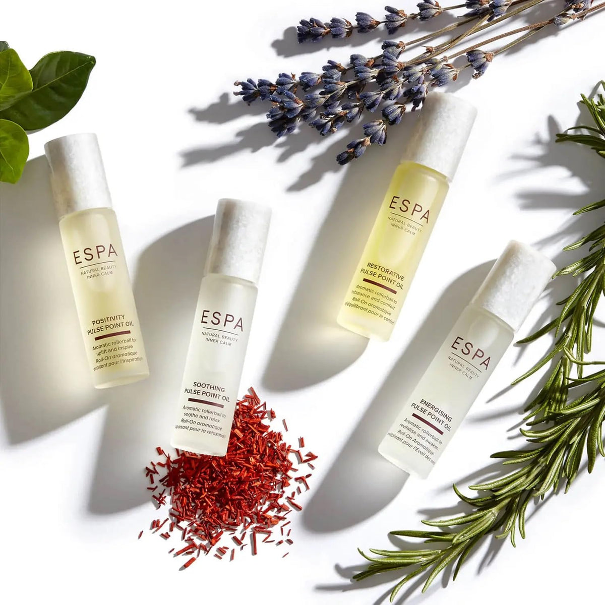 ESPA | Restorative Pulse Point Oil | 9ml | Sweet Orange, Rose Geranium & Lavender | COSMOS Natural Certified