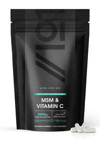 MSM 3000mg with Vitamin C & BioPerine® - Supports Collagen Formation – for Healthy Skin - High Potency Methylsulfonylmethane – Non GMO, Gluten Free, Halal – 120 Vegan Capsules