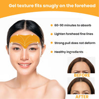 Face Wrinkle Patch,10pcs Forehead Wrinkle Patches Hydrolyzed Collagen Skin Firming Lifting Forehead Wrinkles Ing Patch