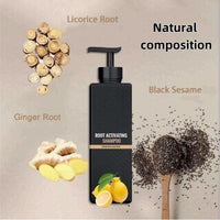 Haiyox Root Activator Shampoo,Mane Shampoo For Men,Mane Root Activator Sh-ampoo For Men,Root Activator Sh-ampoo,Repairs Smooths Strengthens Hair,Natural Essence Hair Growing Sha-mpoo(1pc)