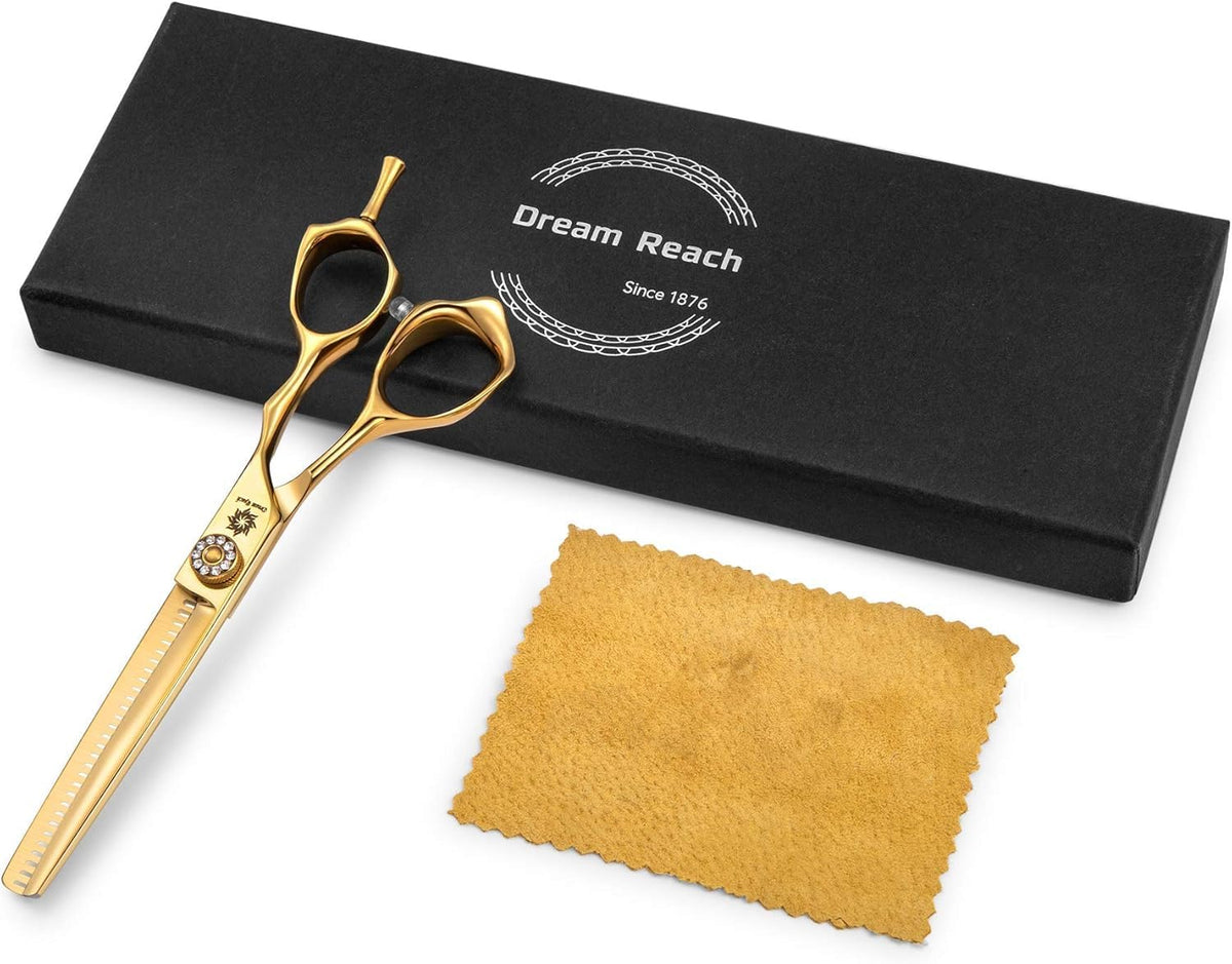 Dream Reach Hairdressing Scissors Sharp Thinning Scissors Japanese Stainless Steel 440C Handmade for Thinning