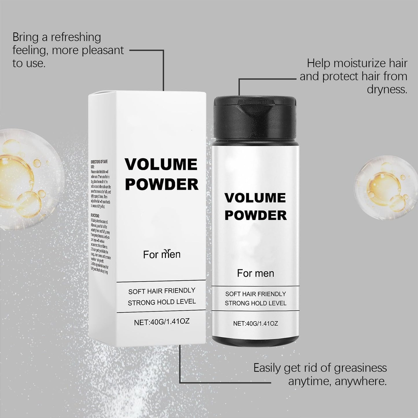 Siyinzu Volume Powder for Men,Hair Styling Powder,Hair Texture Powder,Hair Po/wder,Hair Pow/der Men Styling,Based Texture Powd/er,Ha/ir Powde/r Me/n,Hai/r Styling Products,Long-Lasting Me/ns Hai-R Powde/r