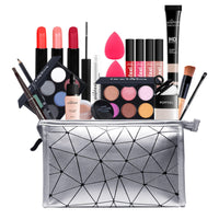 FantasyDay All-in-one Makeup Set Gift Surprise | Full Makeup Kit for Women Cosmetic Essential Starter Bundle Include Eyeshadow Palette Lipstick Blush Foundation Concealer Face Powder Lipgloss Brush