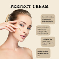 INBOLM Body Coverage Perfector 2 Pcs Body Foundation 80g All Over Complexion Perfector,Perfect Cream Skin Tint Suitable for Face,Legs and Other Parts of the Body
