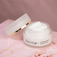 BEAUTYLAB BeautyLab Overnight Repair Beauty Cream 50ml | Anti-Ageing Night Moisturising Cream with Peptides and Vitamins A, C, & E | Hydrating, Firming & Wrinkle Smoothing Night Treatment for Dry, Ageing Skin